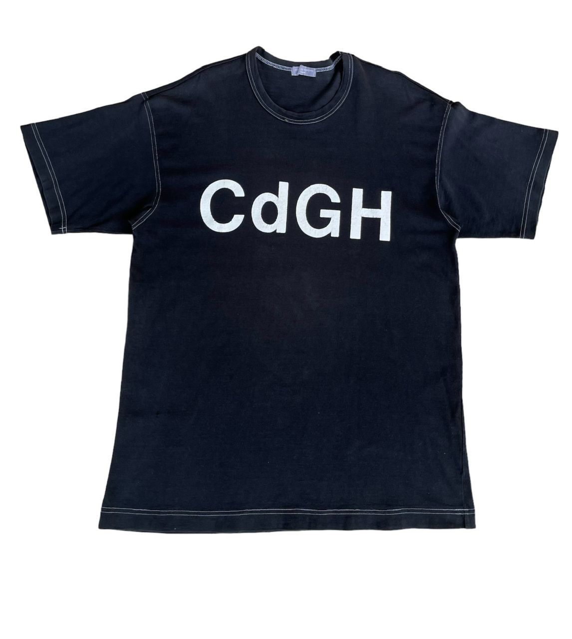 Comme des Garcons × Designer × Japanese Brand AD1999 Comme Des Garcons Homme Big Logo Tee Size US M / EU 48-50 / 2 - 1 Thumbnail