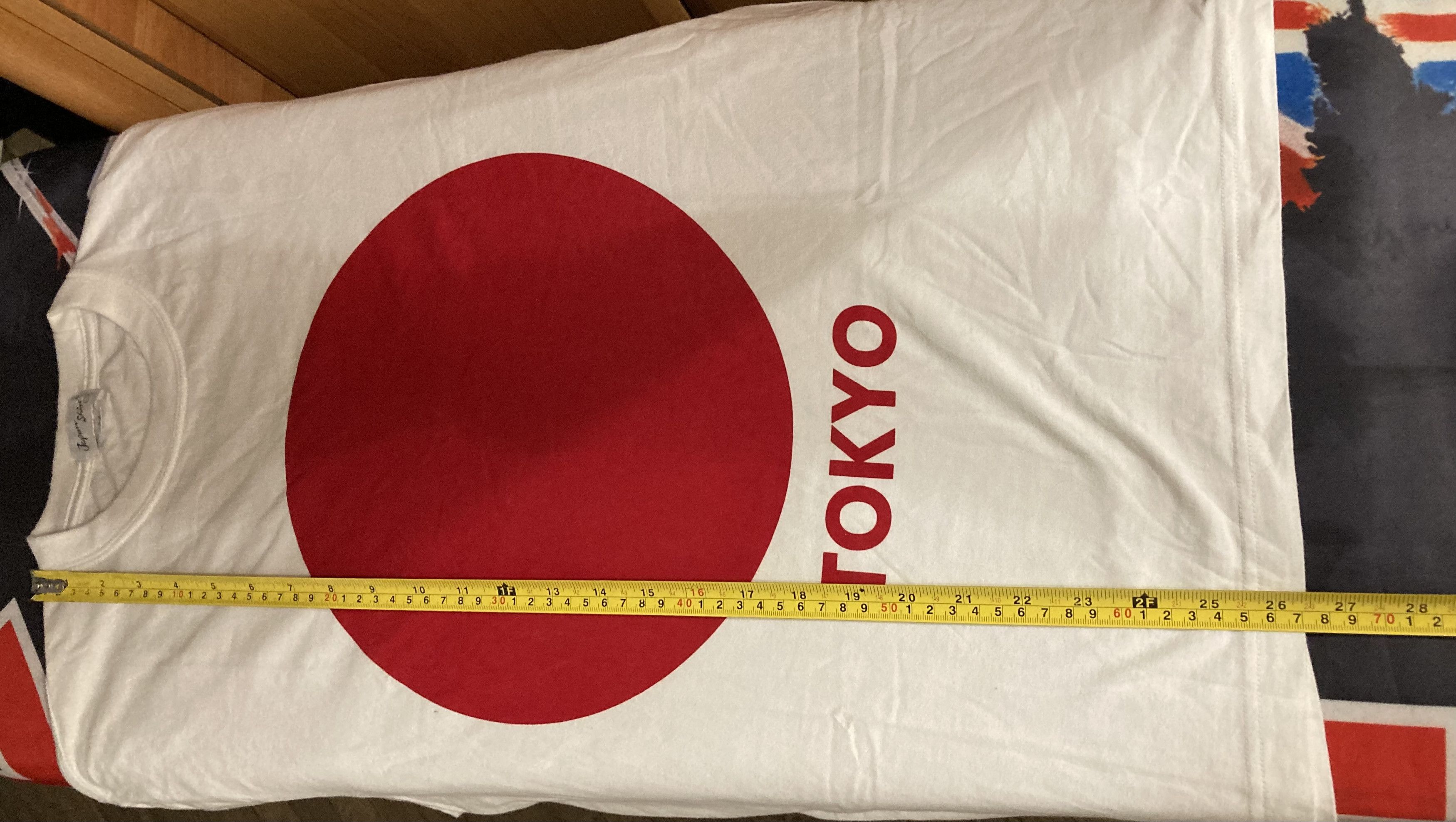 Japanese Brand Japan Shine Vintage White Tokyo Sun Tee Size US S / EU 44-46 / 1 - 7 Thumbnail