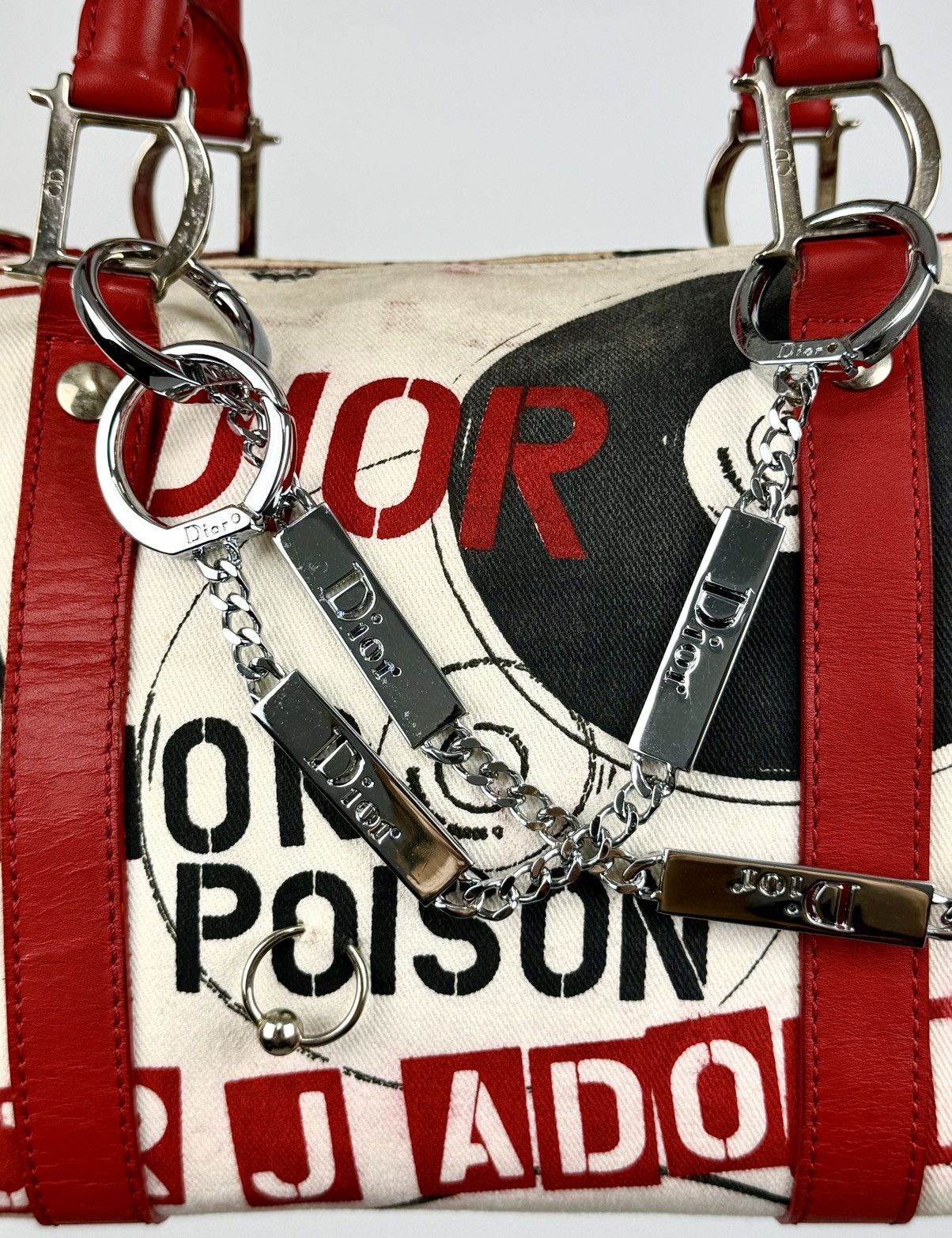 Dior × John Galliano Dior - John Galliano - SS2004 - Hardcore Pierced Boston Bag Size ONE SIZE - 2 Thumbnail