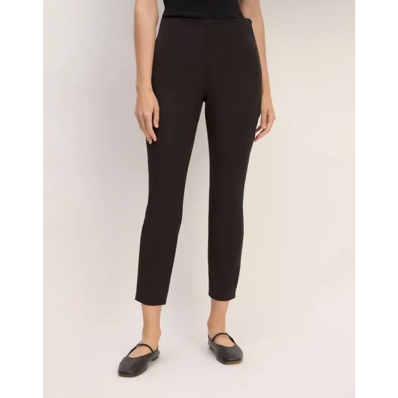 Everlane NWOT Everlane The Bi-Stretch Work Pant In Black Size 0 Size 25" / US 0 / IT 36 - 1 Thumbnail