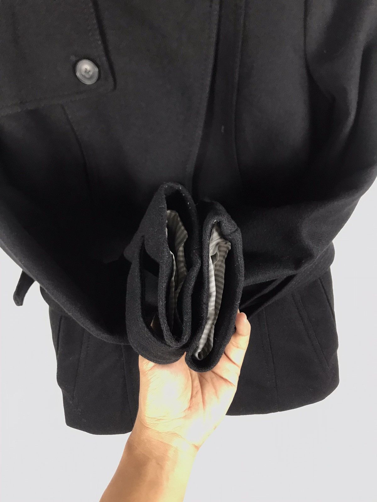 Banana Republic × Fashion Nova 🌟Banana Republic Nova Fides Wool Button Coat Jacket Size XS / US 0-2 / IT 36-38 - 7 Thumbnail