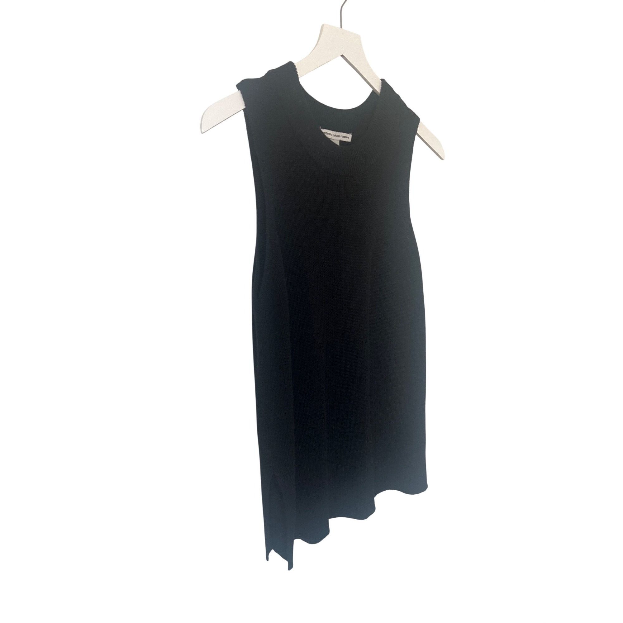 Other Cotton By Autumn Cashmere Black Sleeveless Shaker Top Size M / US 6-8 / IT 42-44 - 3 Thumbnail