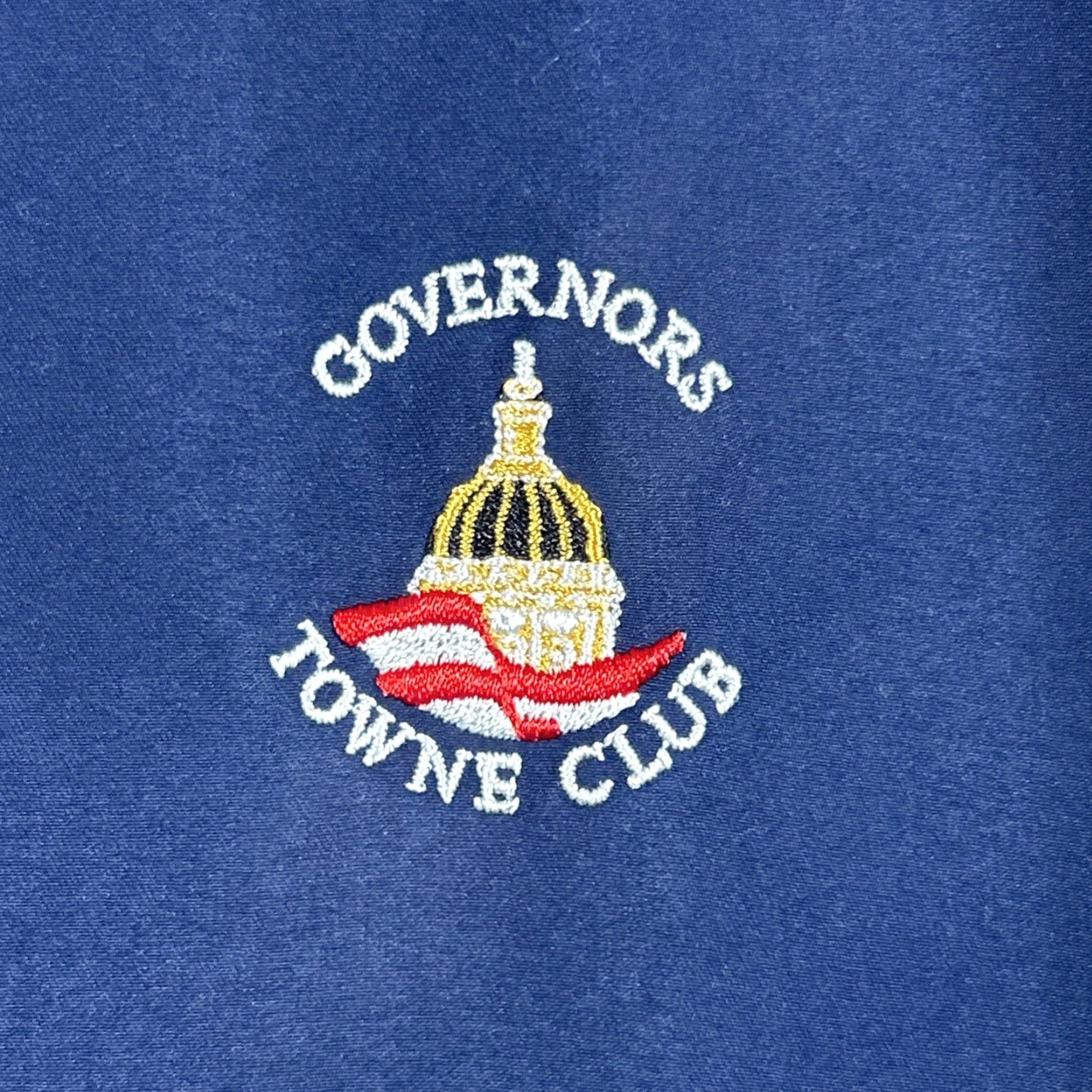 Footjoy FootJoy Governors Club Golf Mens Performance Jacket Pullover 1/4 Zip XL Blue Windbreaker Regular Size Jacket Mens Blue FootJoy Size US XL / EU 56 / 4 - 2 Thumbnail