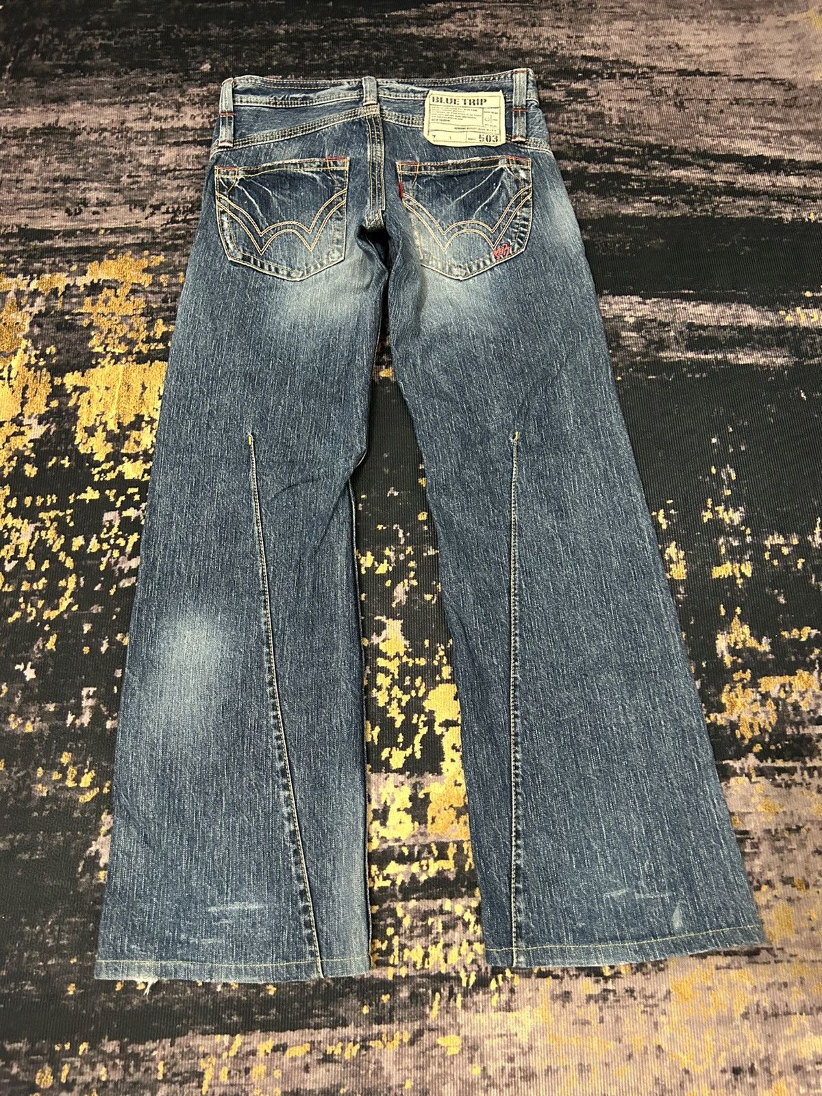 Edwin Vintage Edwin Mud Wash Flare Jeans Size US 28 / EU 44 - 5 Thumbnail