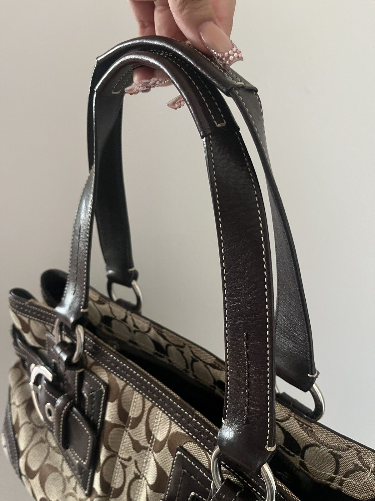 Coach Coach Brown Jacquard Signature Size ONE SIZE - 5 Thumbnail