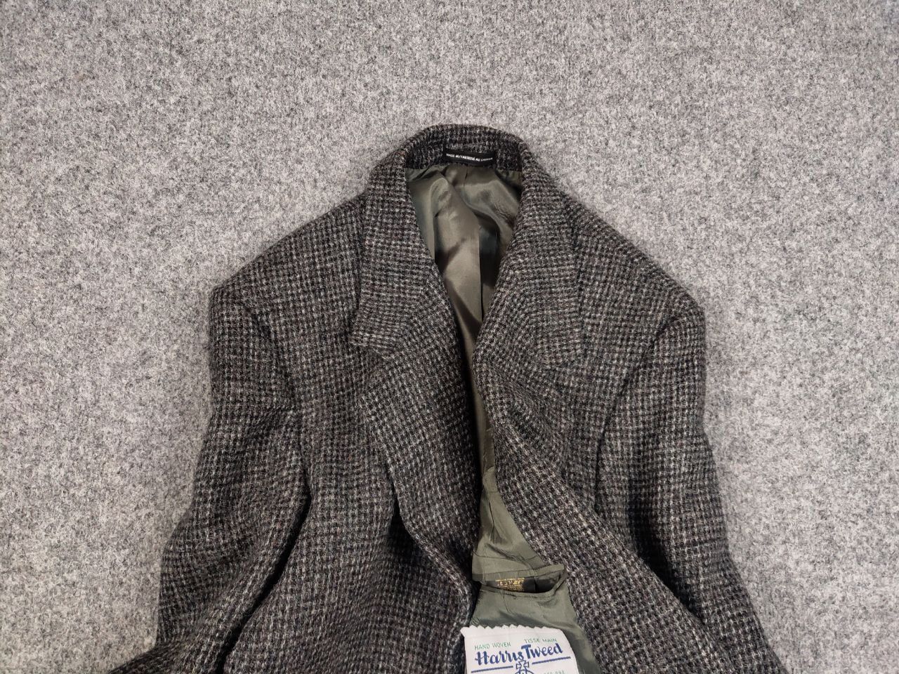 Designer × Harris Tweed × Vintage Vintage 90's Harris Tweed Court short Wool Blazer Jacket Size US S / EU 44-46 / 1 - 8 Thumbnail