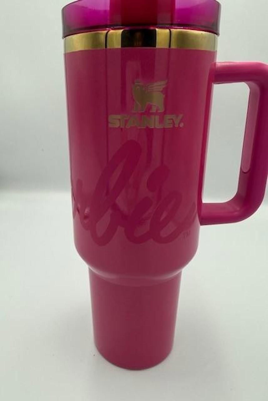 Stanley Blacker Stanley x Barbie Lmtd Edn Glitter Pink 40oz Quench Tumbler Size ONE SIZE - 1 Thumbnail