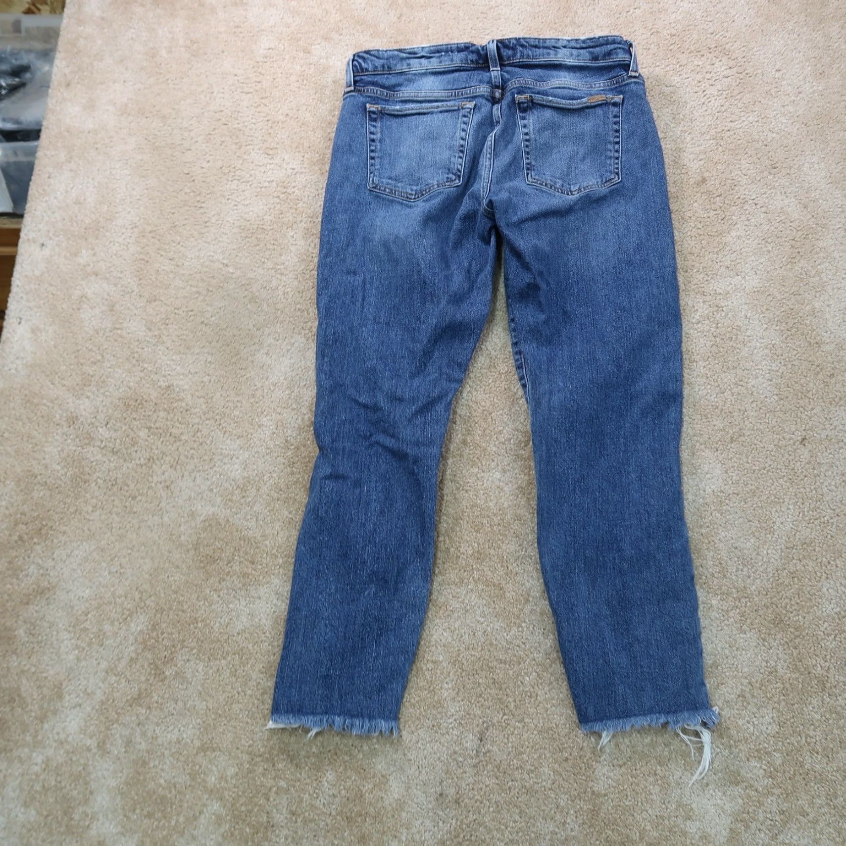 Vintage Joes Jeans The Smith Mid Crop Jeans Women's 28 Blue Stretch Denim Slim 5-Pocket Design Cropped Modern Classic Size 28" / US 6 / IT 42 - 7 Thumbnail
