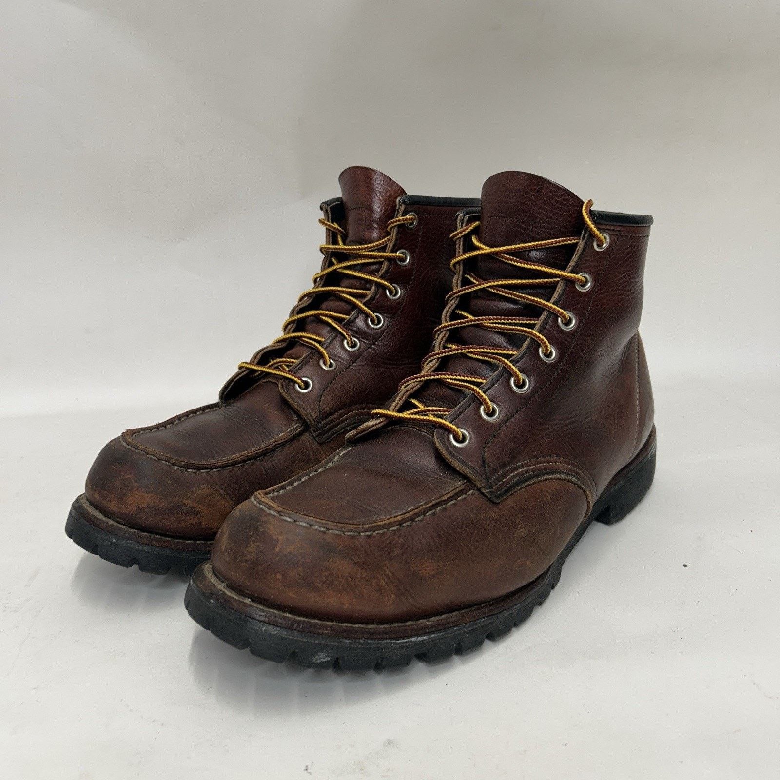 Red Wing Red Wing Roughneck 6-inch Moc Work Boots “Dark Brown” 8146 Size US 12 / EU 45 - 3 Thumbnail