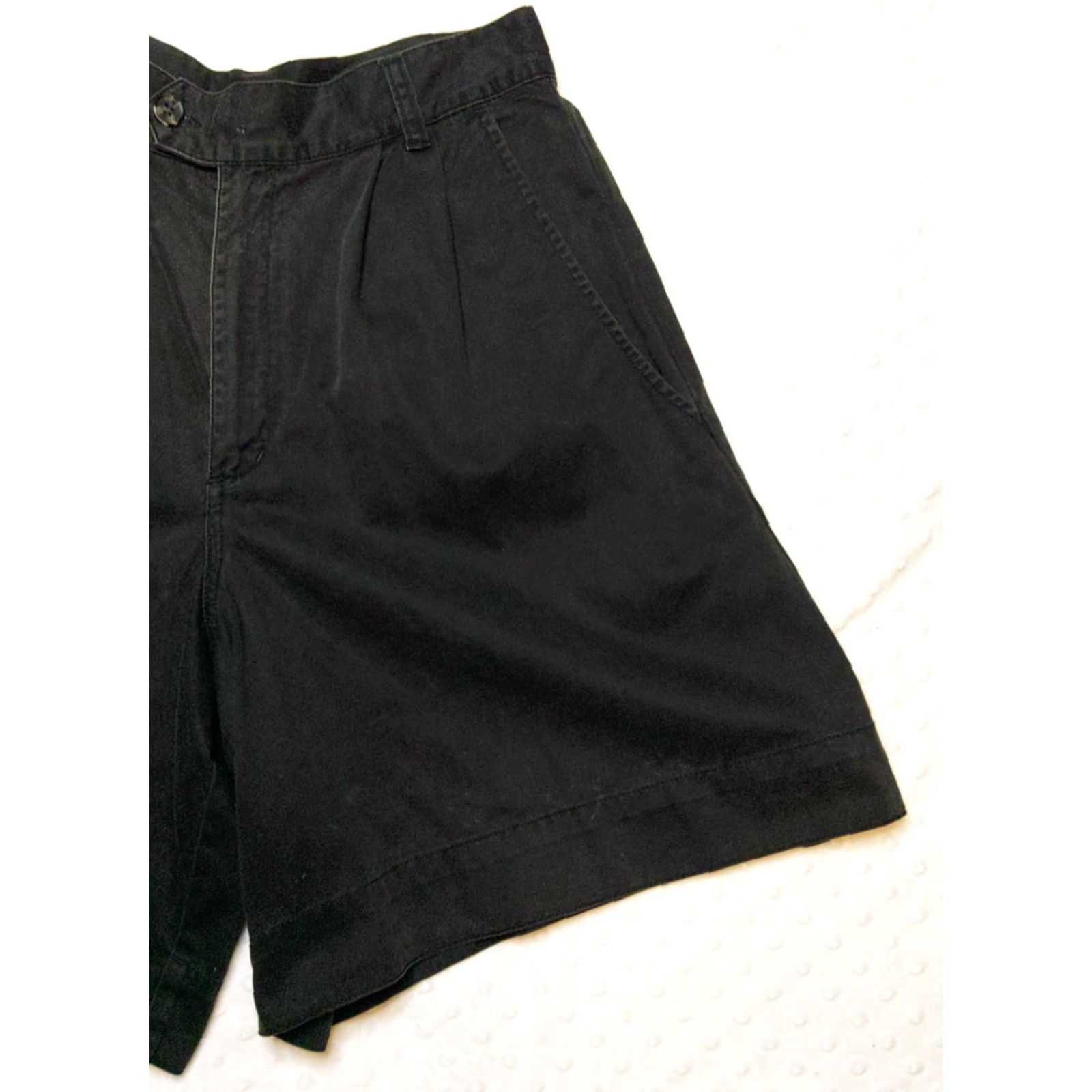 Patagonia Patagonia Shorts Womens 90s Black Pleated Cotton High Rise Twill Zip Closure Size 12 Vintage Mens? Size 34" / US 12 / IT 48 - 2 Thumbnail