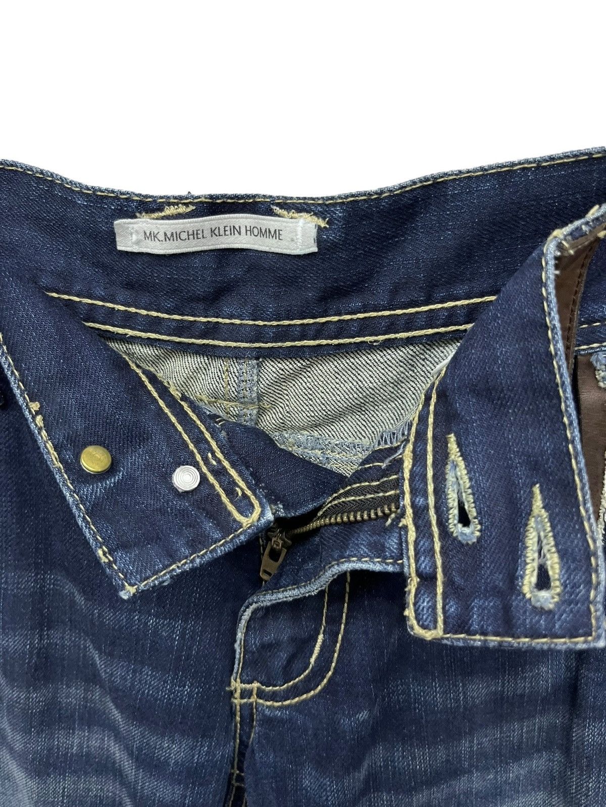 Michel Klein FYE🔥Vintage MICHEL KLEIN HOMME Designer Twisted Leg FLARE Size 30" / US 8 / IT 44 - 11 Thumbnail