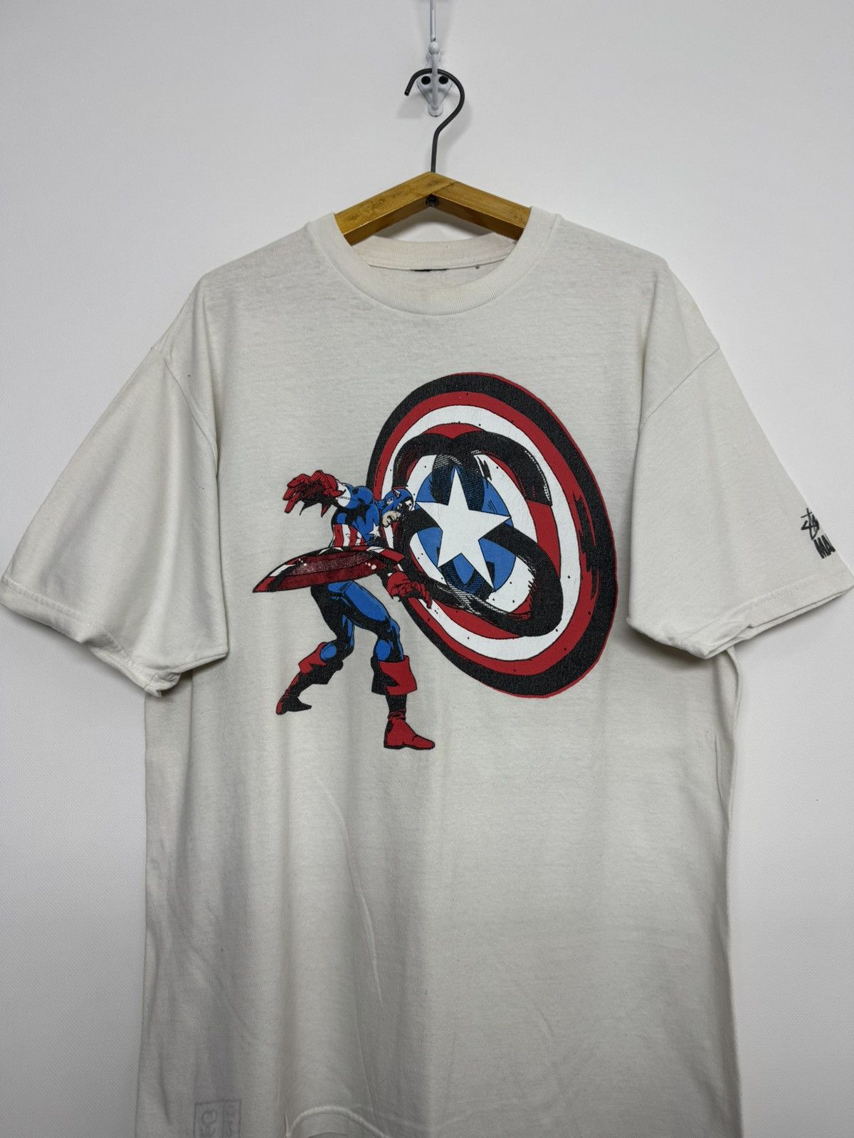 Marvel Comics × Stussy Vintage Stussy Marvel Captain America Size US M / EU 48-50 / 2 - 4 Thumbnail