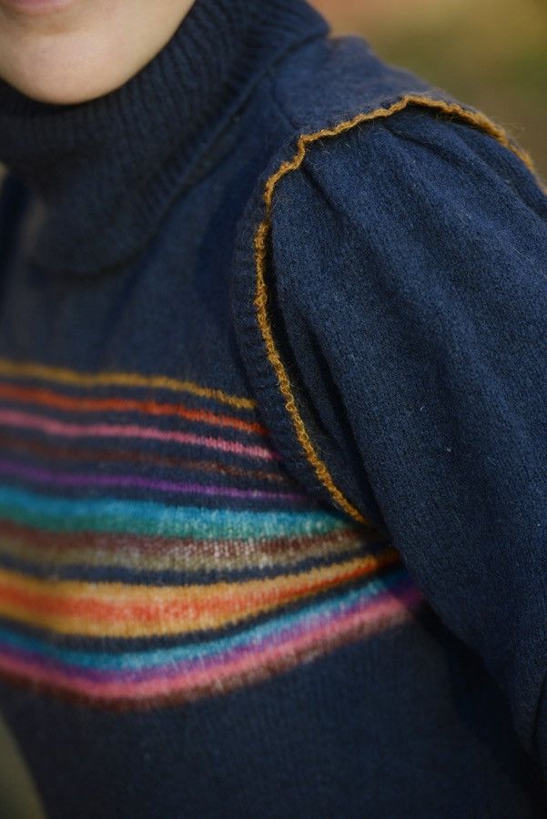 Designer × Marc Jacobs Marc by Marc Jacobs Striped Mohair rainbow Sweater Size US S / EU 44-46 / 1 - 2 Thumbnail