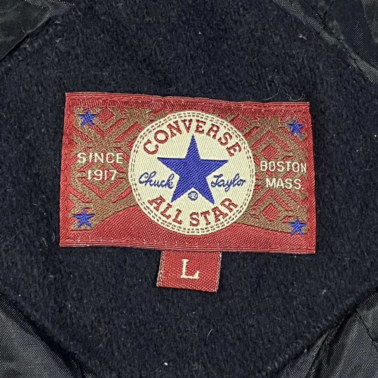 Converse Vintage 90’s Converse Wool Leather Varsity Jacket Size US L / EU 52-54 / 3 - 13 Thumbnail