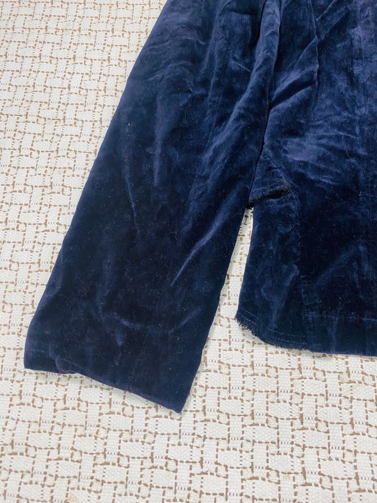 Robe de Chambre Comme des Garcons Velvet Button Up Jacket