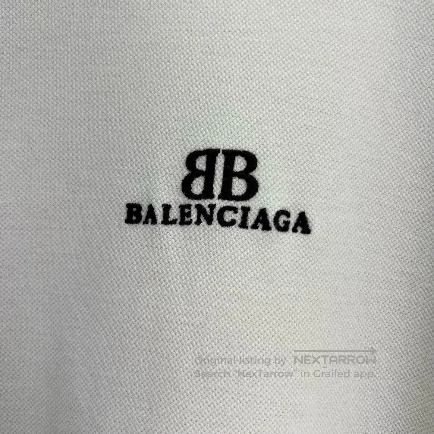 Balenciaga Balenciaga Embroidered Logo Loose Polo. Size US L / EU 52-54 / 3 - 3 Thumbnail