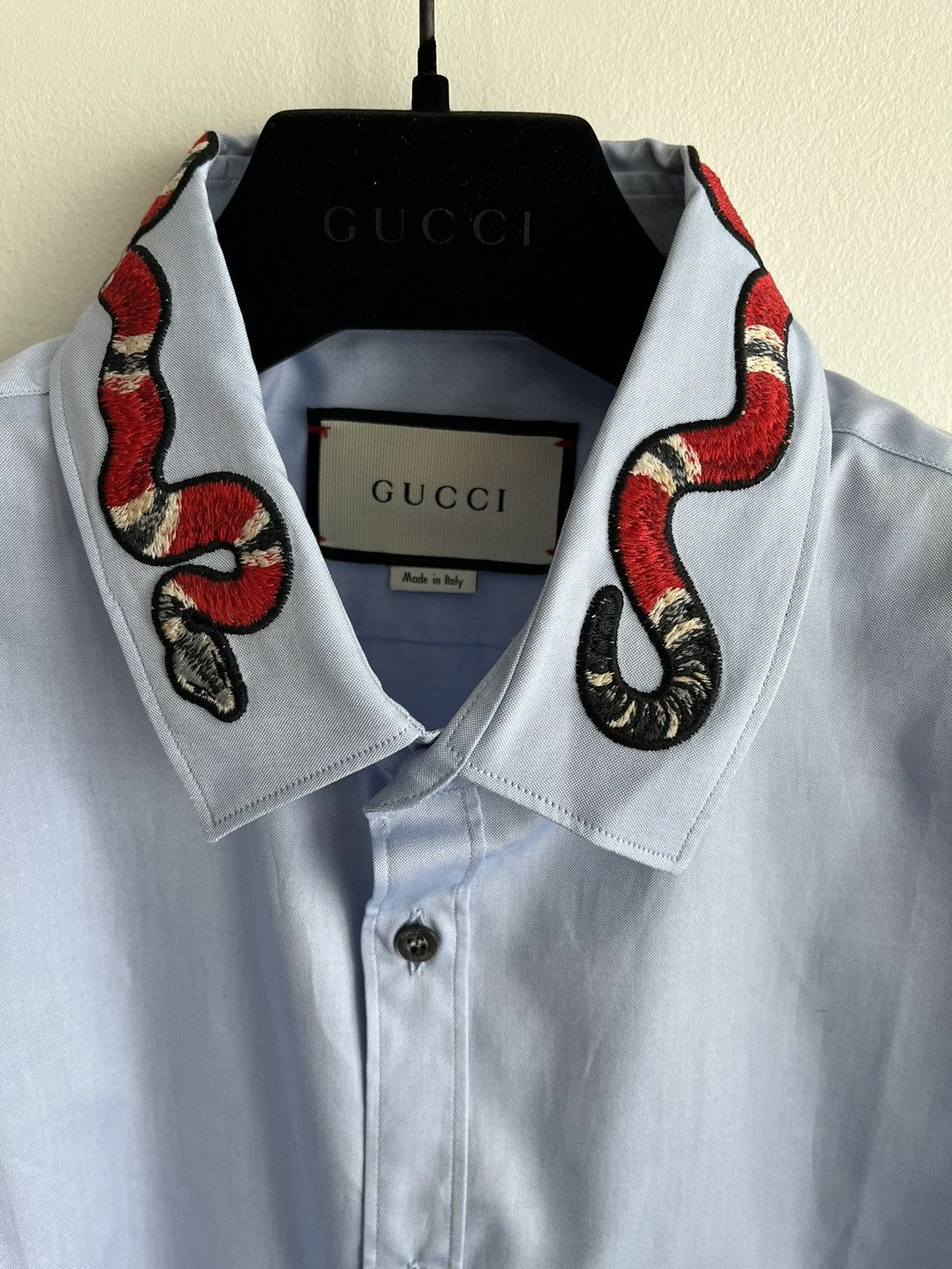 Gucci Gucci Runway 🐍 Embroidery Python Shirt Brand New Size US L / EU 52-54 / 3 - 6 Thumbnail