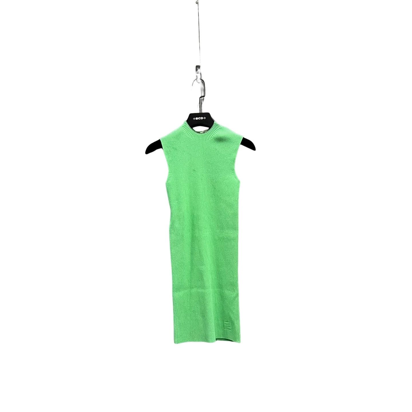 Fendi Fendi Green Ribbed Knit Mini Dress Size IT 36 Size XS / US 0-2 / IT 36-38 - 1 Thumbnail