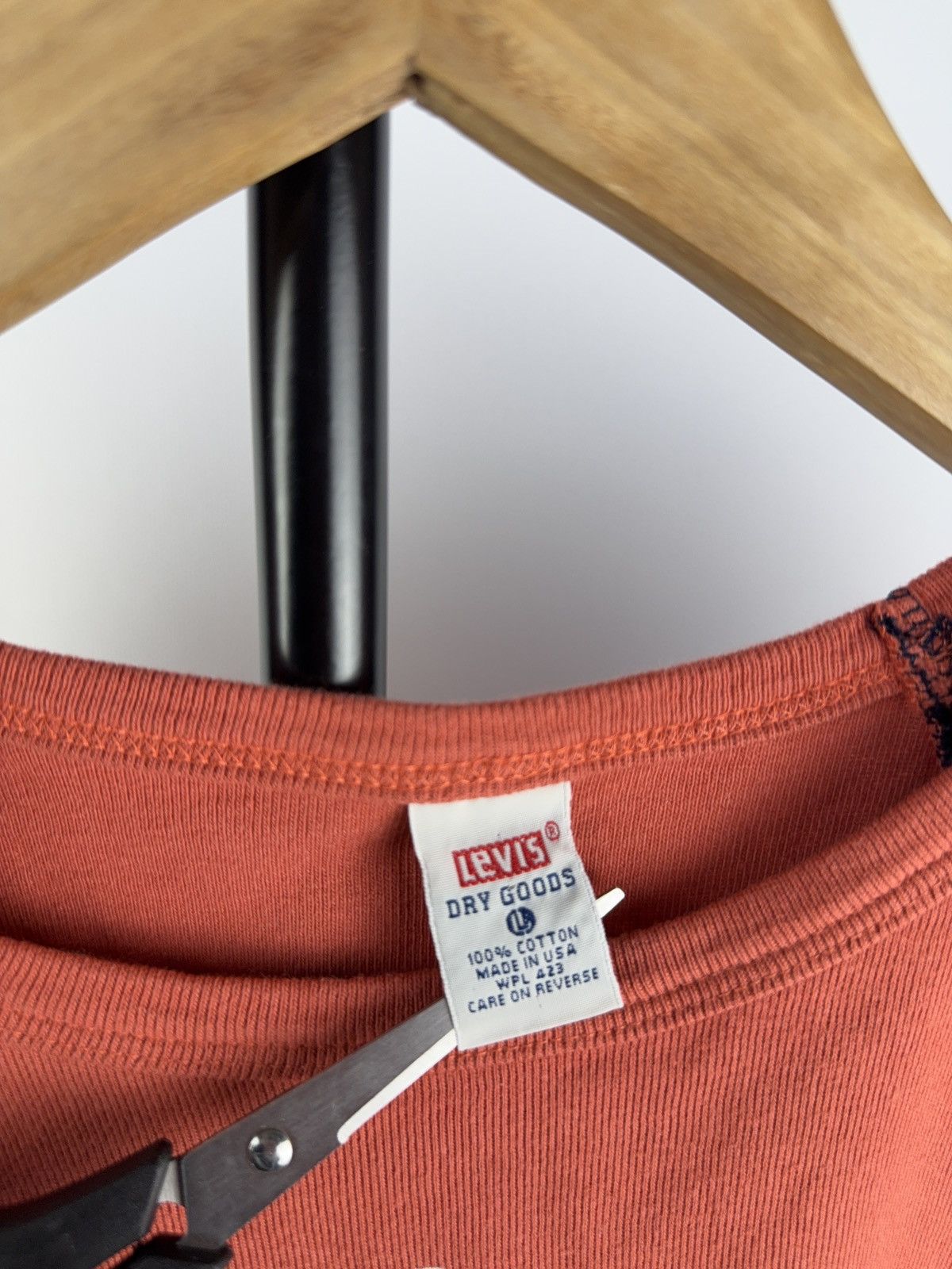 Levi's × Levi's Vintage Clothing Y2K Levi’s Raglan Baby Tee USA 90s LS Champions T Shirt Size L / US 10 / IT 46 - 3 Thumbnail