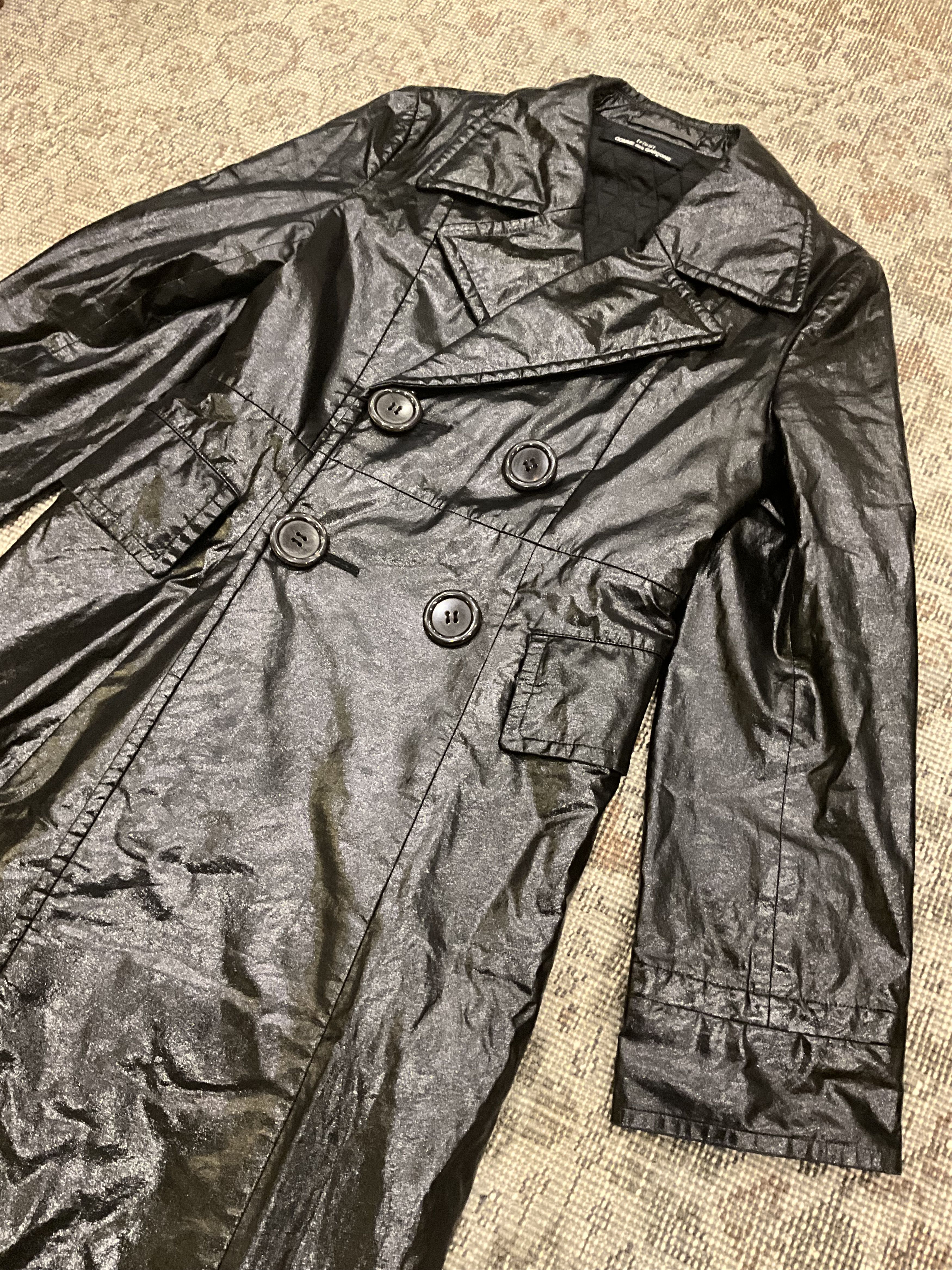 Comme des Garcons Tricot COMME des GARÇONS Coat Black — Vintage AD1995 Japan Size US M / EU 48-50 / 2 - 2 Thumbnail
