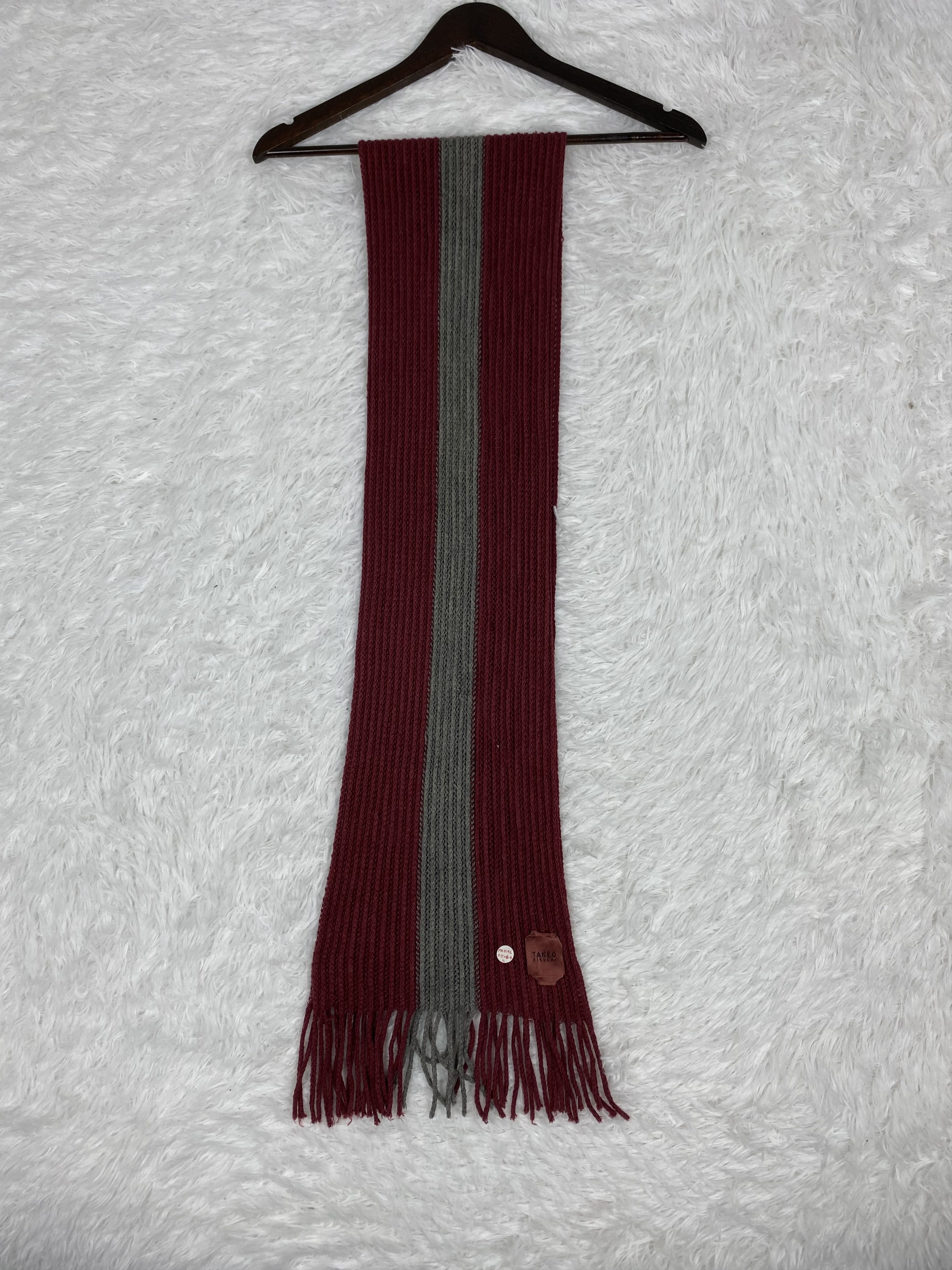 Takeo Kikuchi Vintage Takeo Kikuchi Scarf / Muffler Neckwear PM0196 Size ONE SIZE - 5 Thumbnail