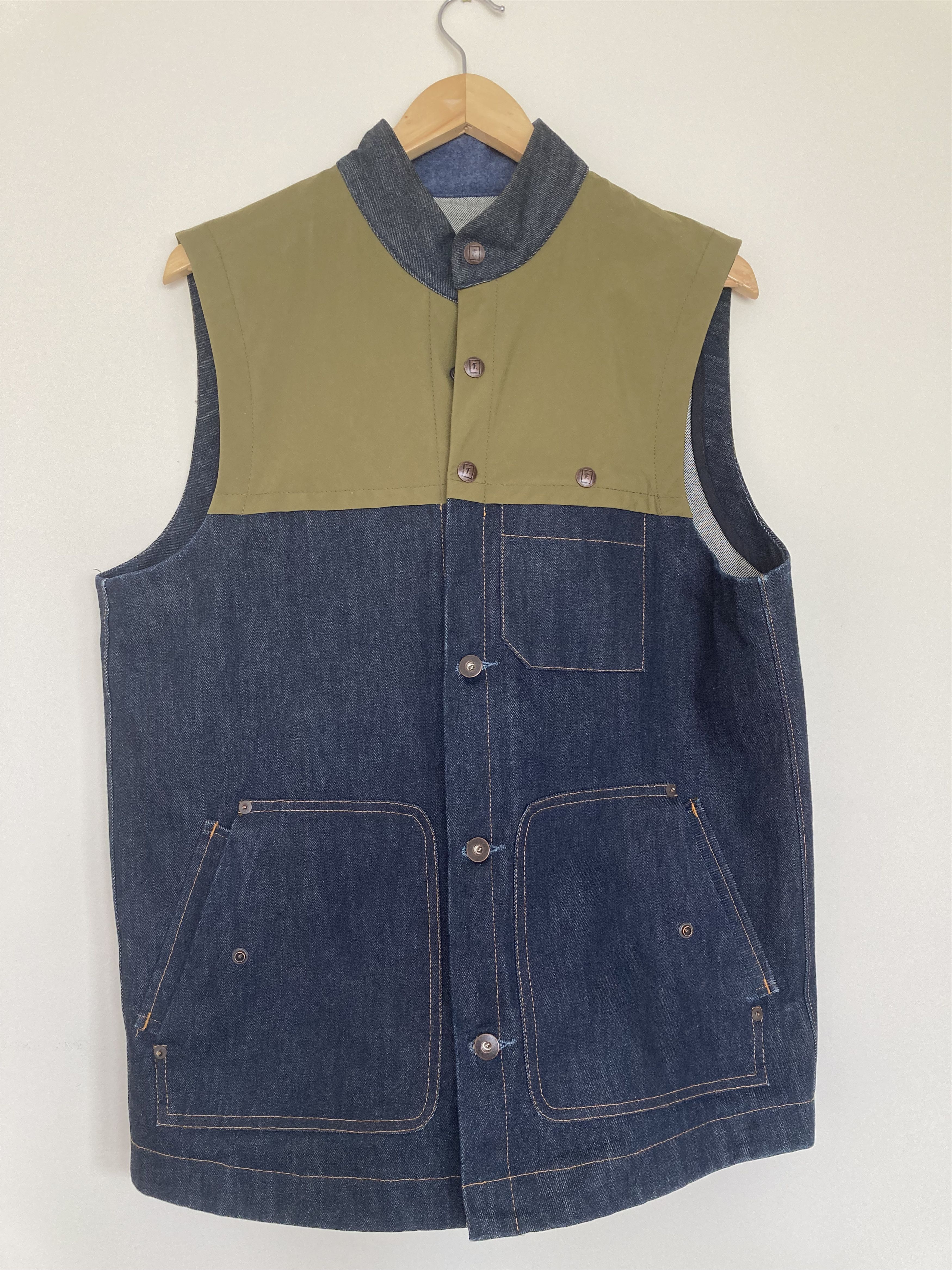 Tellason Tellason x Freeman Commodore 16.5oz Selvedge Denim Vest Size US L / EU 52-54 / 3 - 1 Thumbnail