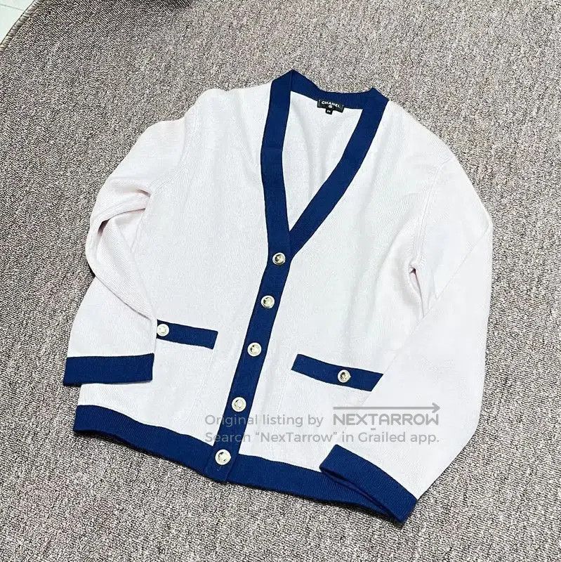 Chanel Chanel Light Pink Cashmere Cardigan for Women . Size XS / US 0-2 / IT 36-38 - 3 Thumbnail