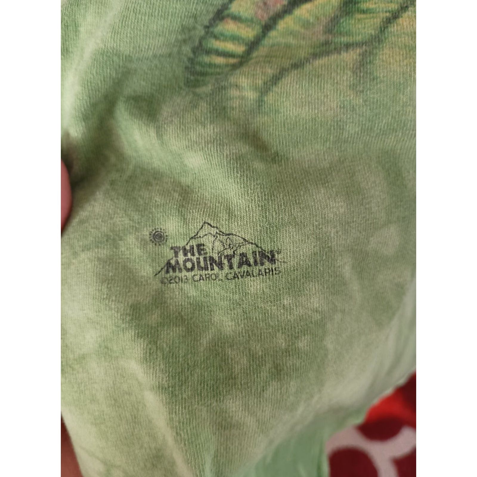 The Mountain VINTAGE The Mountain Peacock Long Sleeve T-Shirt 2XL Mens Green Nature 2013 Size US XXL / EU 58 / 5 - 3 Thumbnail