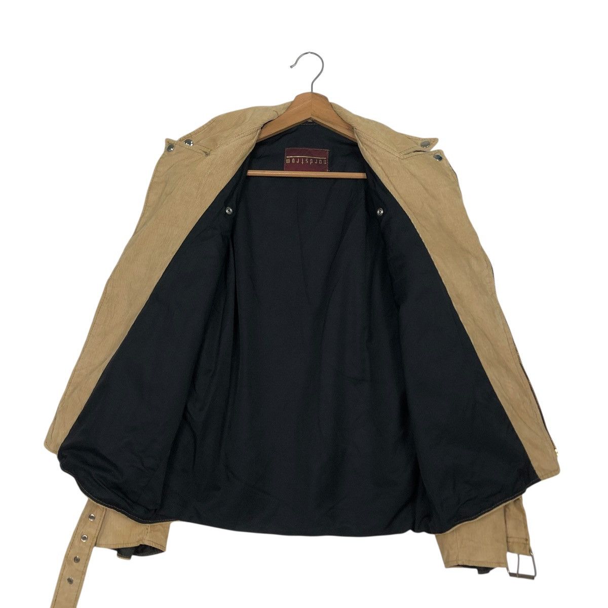 Japanese Brand 🔥VINTAGE BIKER JACKET DOUBLE COLLAR NORDSTORM ISSEY MIYAKE Size US M / EU 48-50 / 2 - 15 Thumbnail
