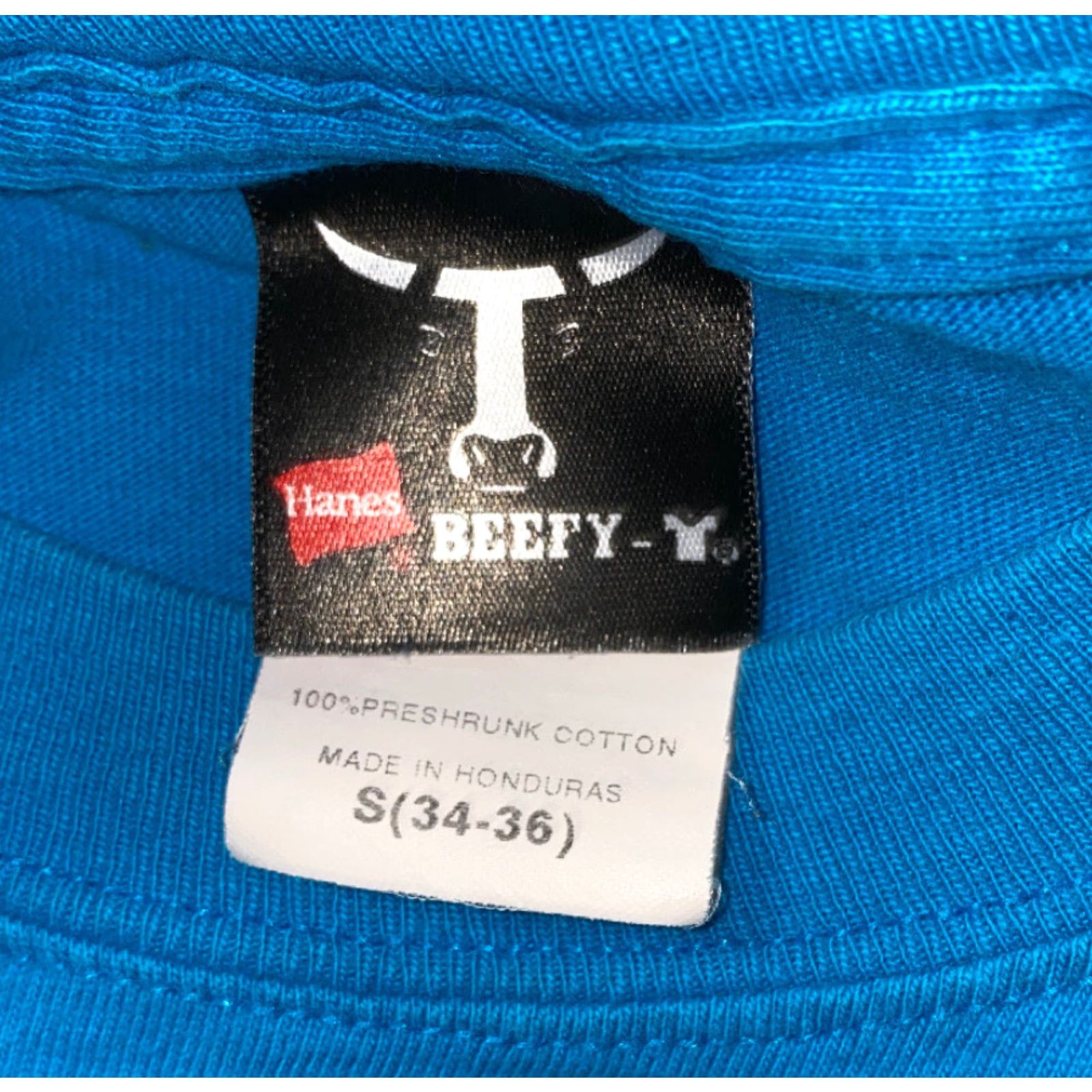Market VINTAGE Vtg 1988 Saragraphics Beefy-T Mens Blue Pike Place Market Graphic T-Shirt Size S Size US S / EU 44-46 / 1 - 4 Thumbnail