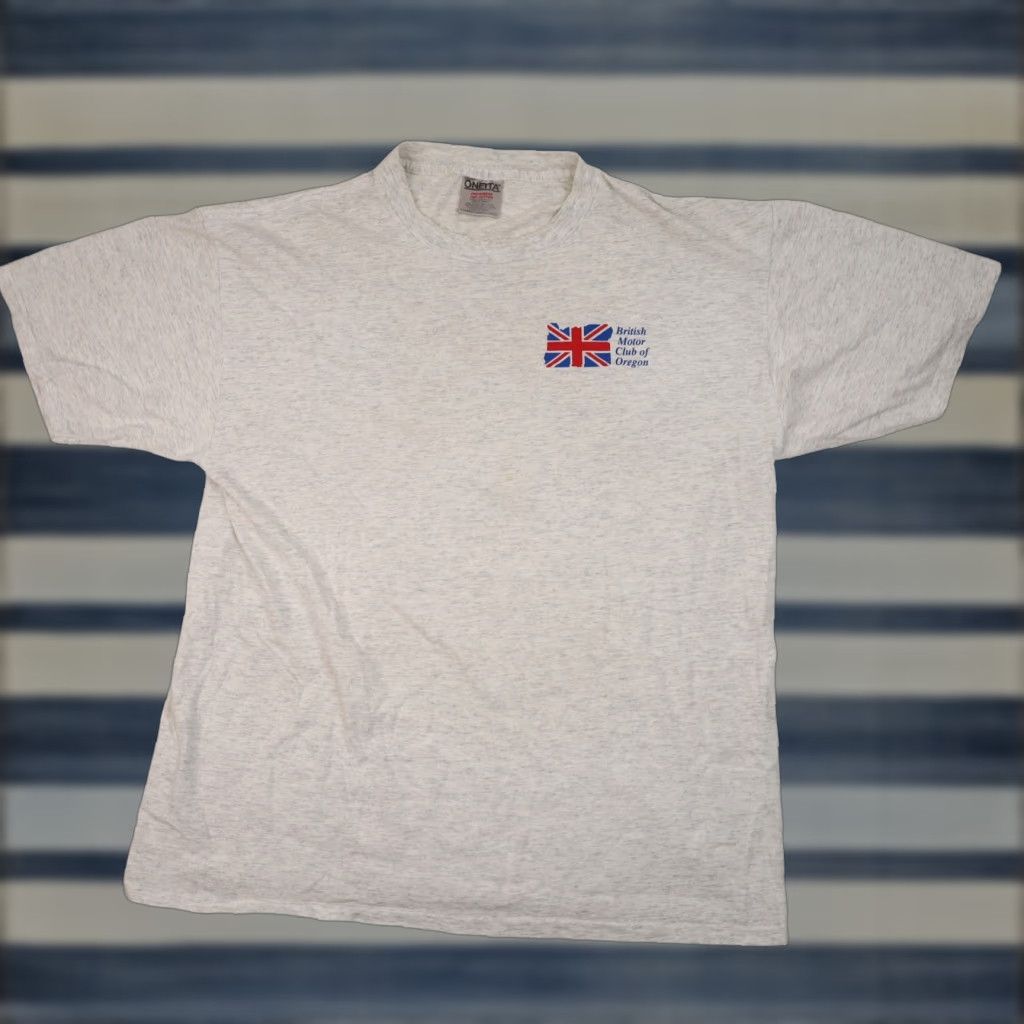 Vintage VINTAGE British Motor Club of Oregon Graphic T Shirt Men XL Gray Size US XL / EU 56 / 4 - 1 Thumbnail