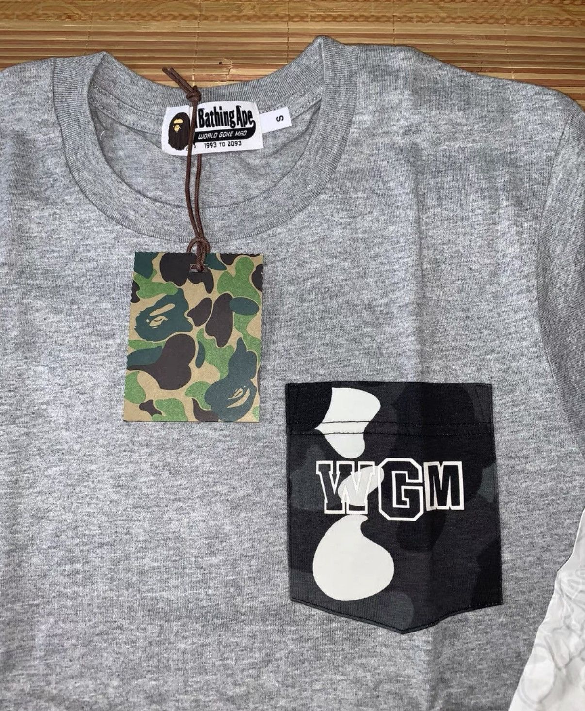 Bape BAPE OG Nigo era grey short-sleeve tee Size US S / EU 44-46 / 1 - 2 Thumbnail
