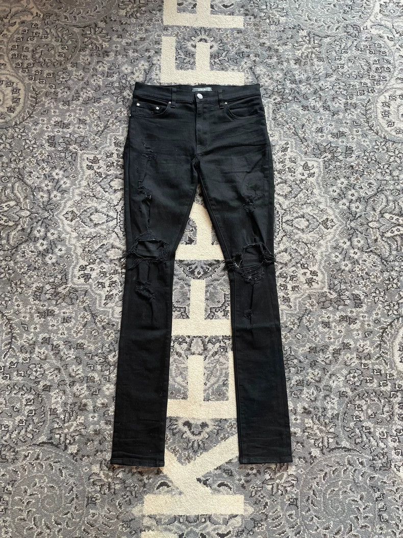 Amiri Amiri Jeans with big holes -DMC-2508 Size US 30 / EU 46 - 1 Thumbnail
