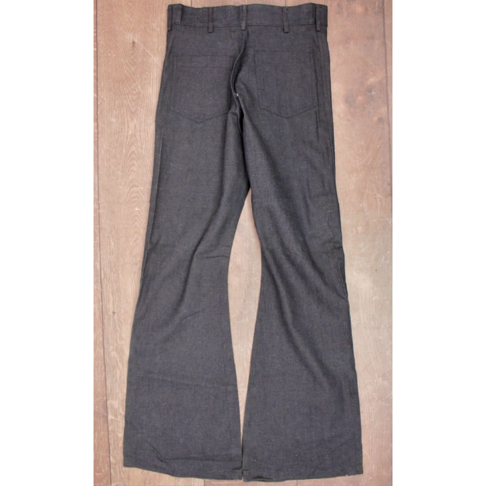 Vintage VINTAGE Seafarer Jeans Bellbottom Navy 60s NOS 1960s Mens Denim Size 33 Inseam 36.5 Blue 46" Length Dungarees 60s Bell Bottom Jeans Size US 33 - 3 Thumbnail