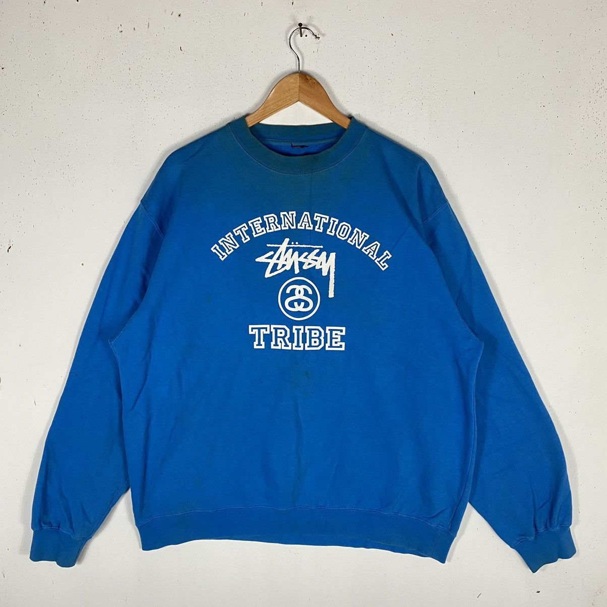 Stussy Vintage 00's STUSSY International Tribe Crewneck Sweatshirt Size US XL / EU 56 / 4 - 2 Thumbnail