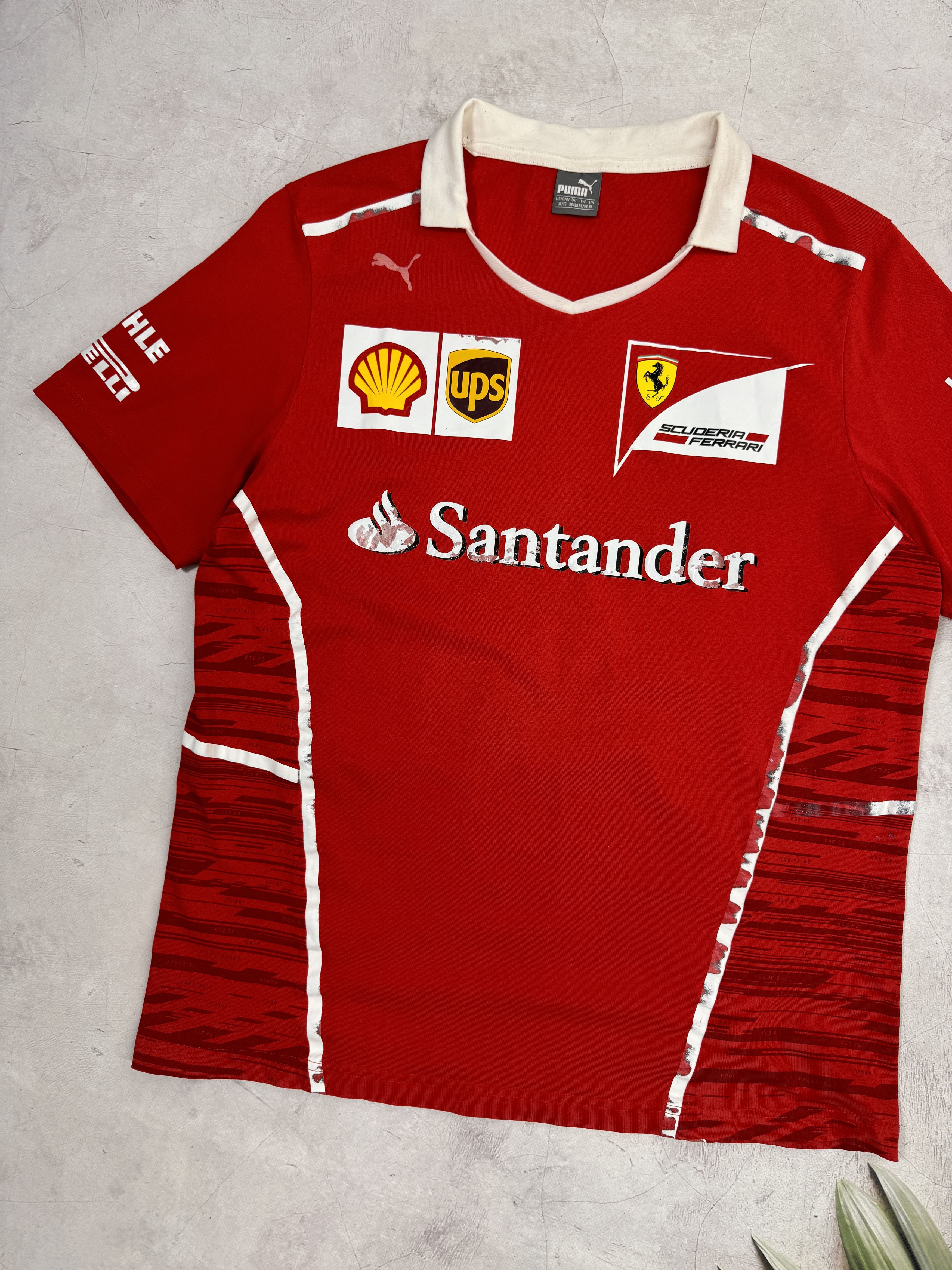 Ferrari × Formula 1 × Puma Puma & Scuderia Ferrari Polo T-Shirt Santander Pirelli F1 Size US L / EU 52-54 / 3 - 2 Thumbnail