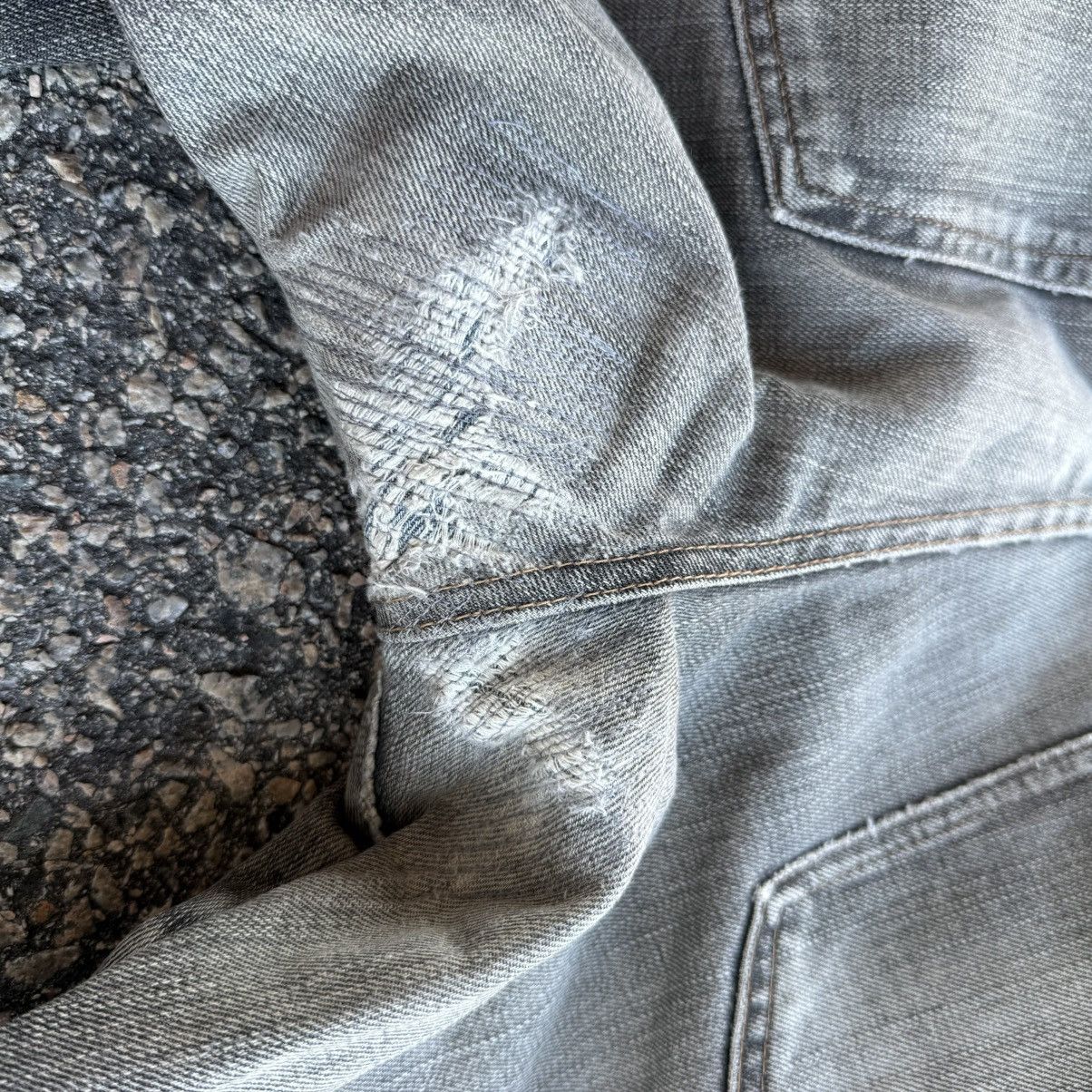 Japanese Brand VINTAGE S002 JAPAN STRAIGHT FADED JEAN DENIM PANTS Size US 38 / EU 54 - 14 Thumbnail