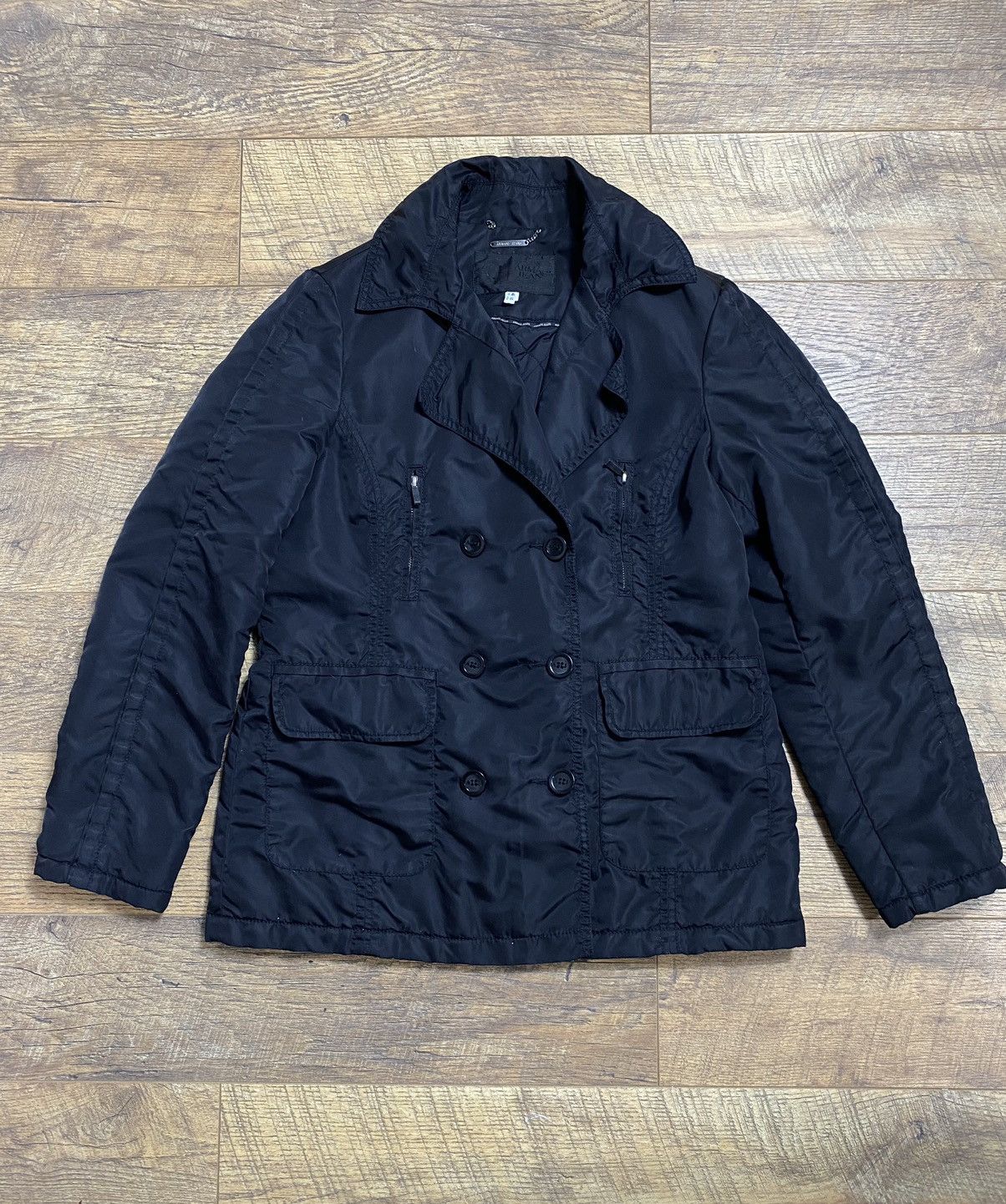 Armani Vintage Armani Jeans Double-Breasted Jacket Size L / US 10 / IT 46 - 1 Thumbnail