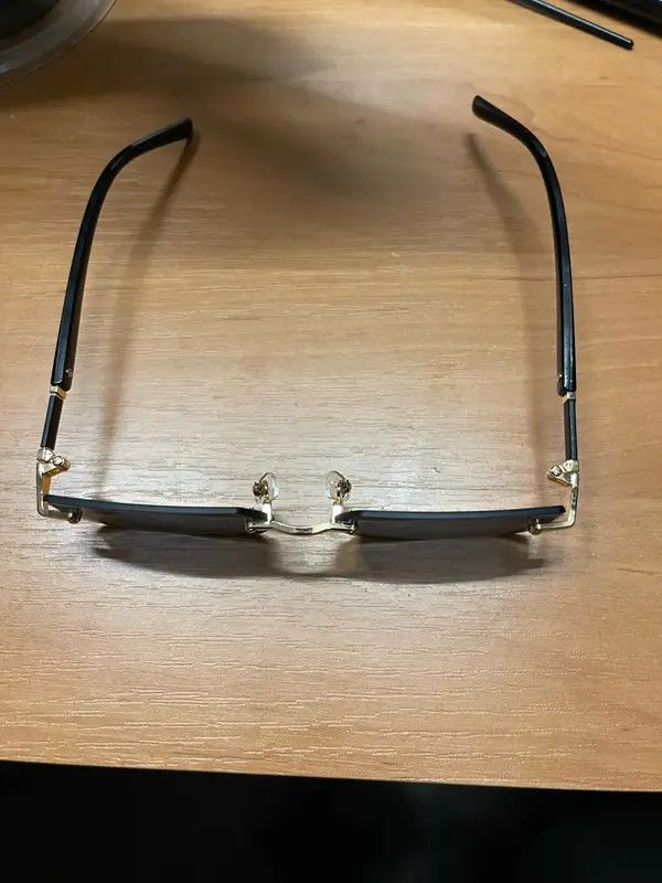 Electric Visual Ishida x Iken Black Lens Rimless Square Sunglasses Size ONE SIZE - 5 Thumbnail