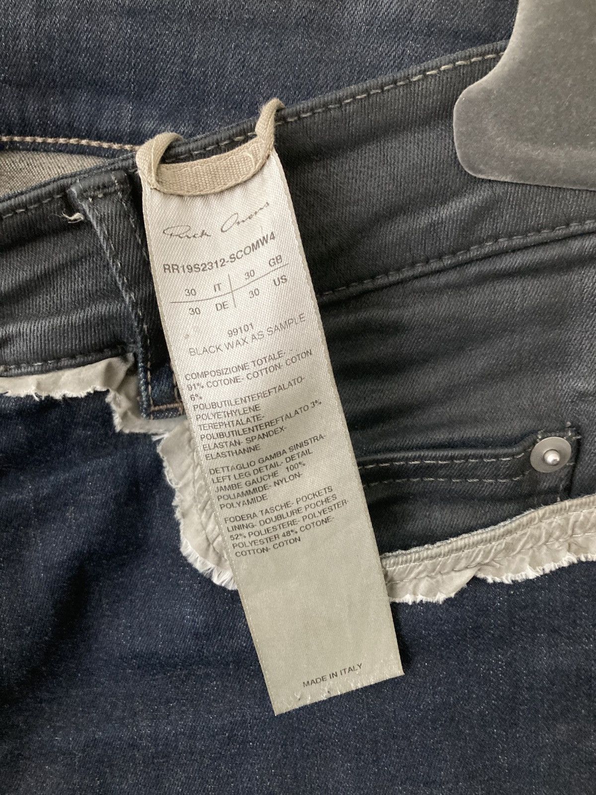 Rick Owens WORN TWICE / Rick Owens Babel Collection SS19 Size US 30 / EU 46 - 12 Thumbnail