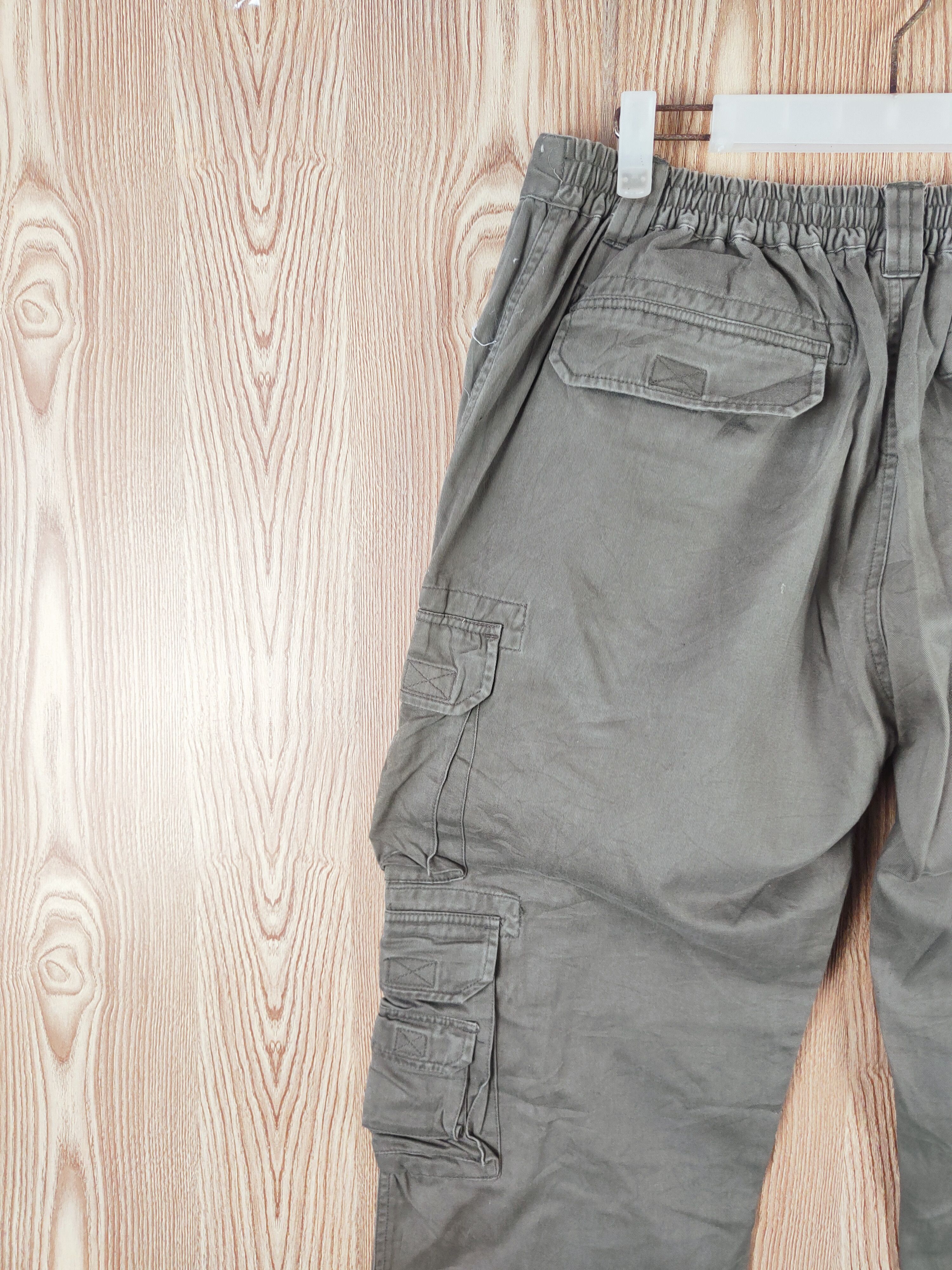 Japanese Brand Japan utility Olive Multipocket Tactical Cargo Pants #W079 Size US 33 - 8 Thumbnail