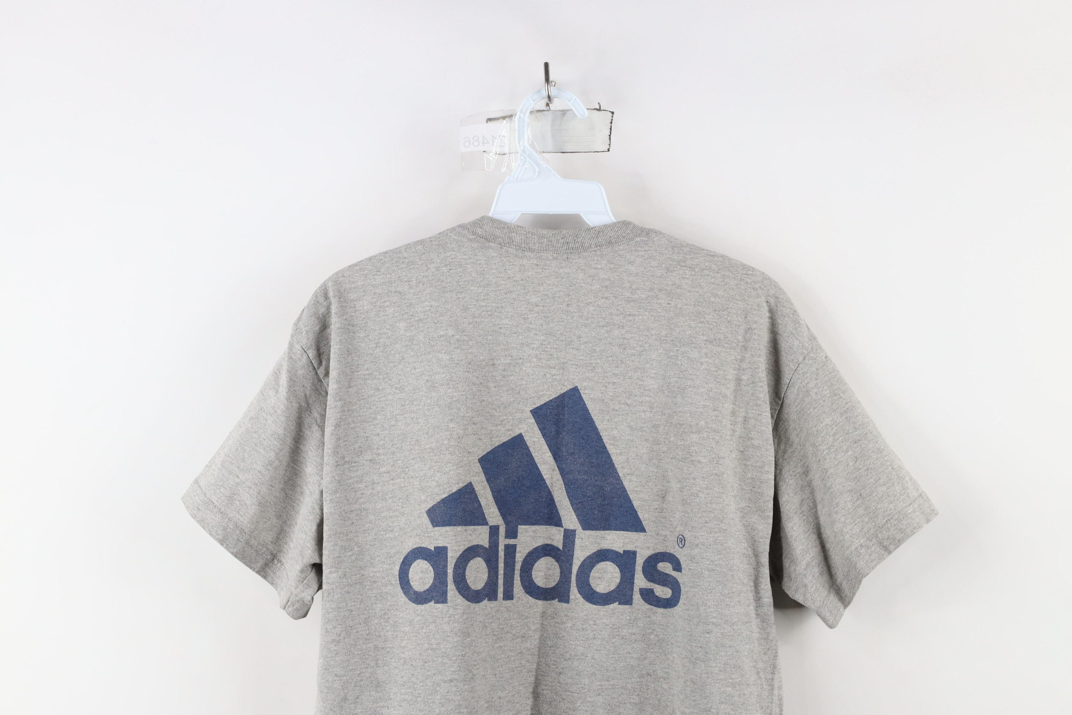 Adidas × Vintage Vintage Adidas University of Michigan Wrestling T-Shirt Gray Size US S / EU 44-46 / 1 - 13 Thumbnail