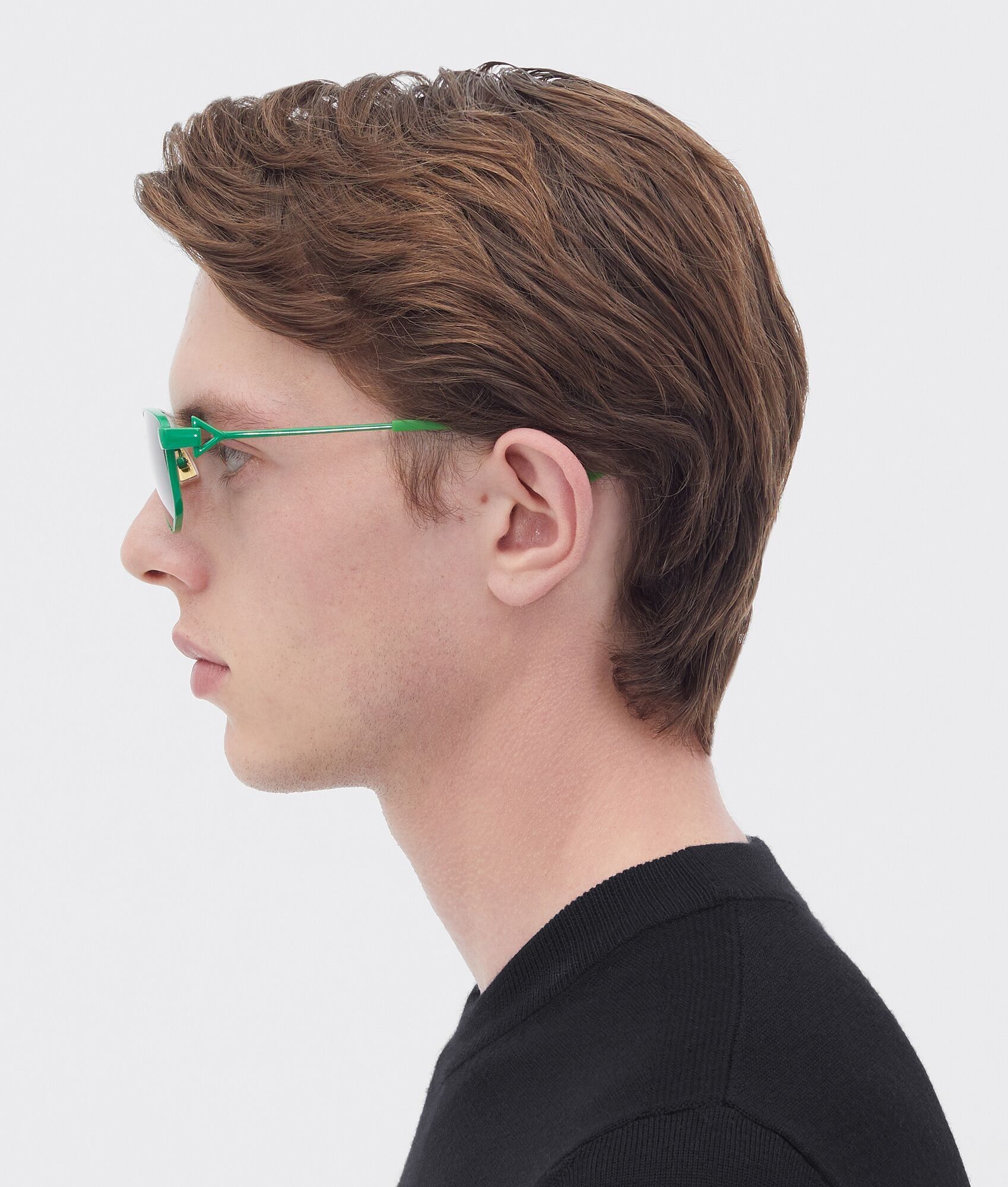 Bottega Veneta o1loc1c1224 Size: OS / 719571 Classic Sunglasses in Green Size ONE SIZE - 5 Thumbnail