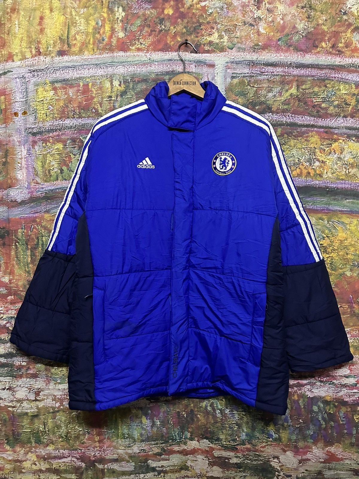 Chelsea Soccer Chelsea Adidas Puffer Jacket Blue 08/07 Size US L / EU 52-54 / 3 - 3 Thumbnail