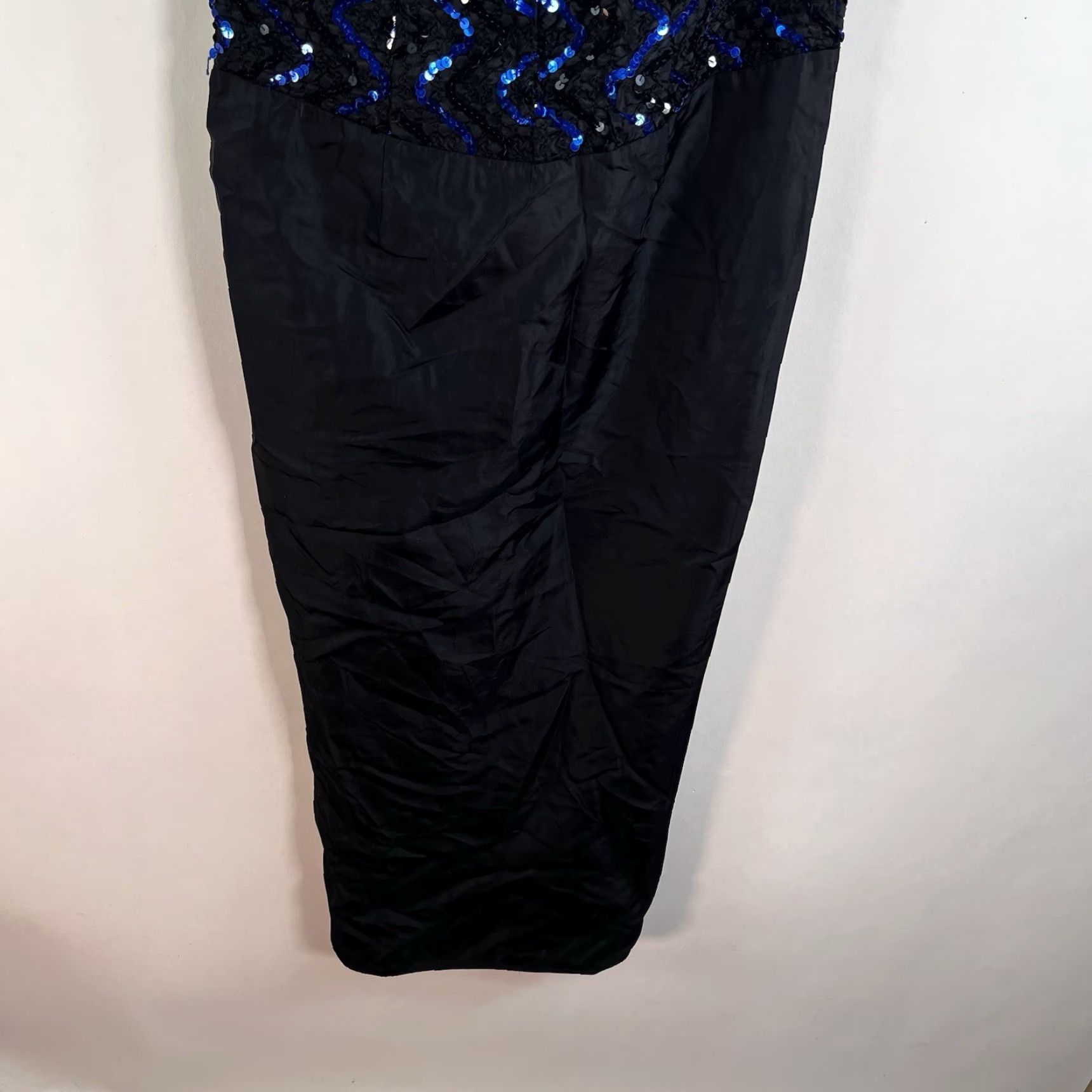 Vintage VINTAGE Gunne Sax Dress Ball Gown Strapless Sequin Knee Length Party Cocktail 80’s Holiday Blue Size 10 Womens Size L / US 10 / IT 46 - 6 Thumbnail