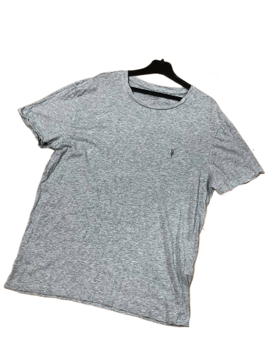Allsaints Vintage Allsaints Gray Y2K Logo Short Sleeve T-Shirt Size M Size US M / EU 48-50 / 2 - 1 Thumbnail