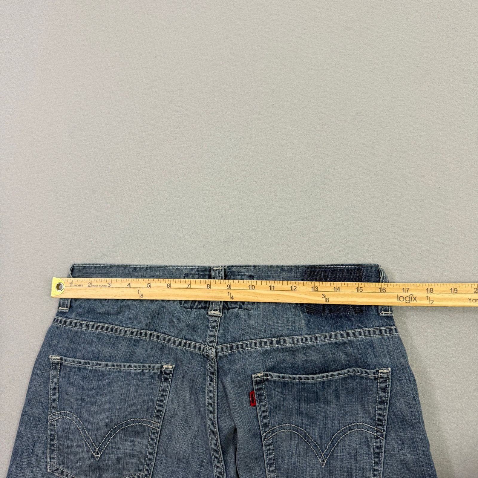Levi's Vintage Levis 511 Jean Shorts Mens 33 Blue 11" Inseam Skinny Size US 33 - 8 Thumbnail
