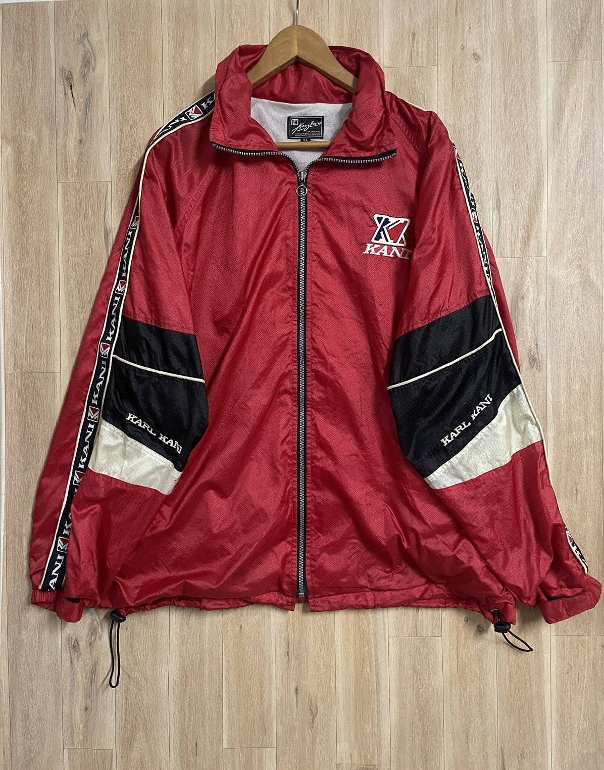 Karl Kani × Vintage Vintage Karl Kani Light Jacket XL Streetwear Spell out Size US XL / EU 56 / 4 - 1 Thumbnail