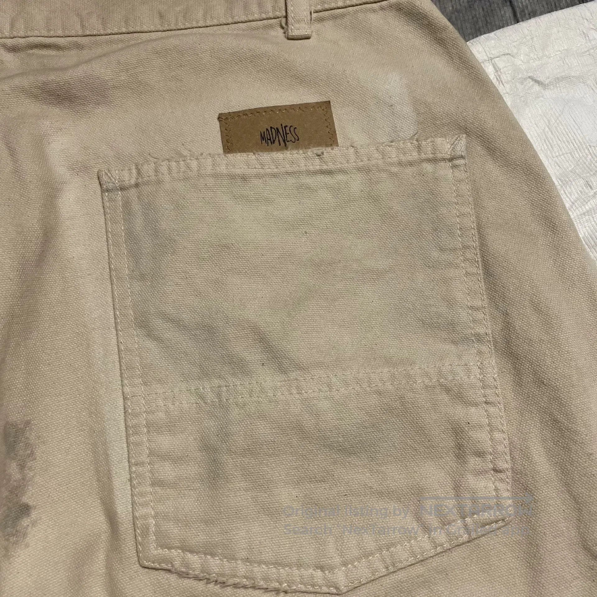 Madness MADNESS 20SS Washed Distressed Cargo Pants. Size US 30 / EU 46 - 5 Thumbnail