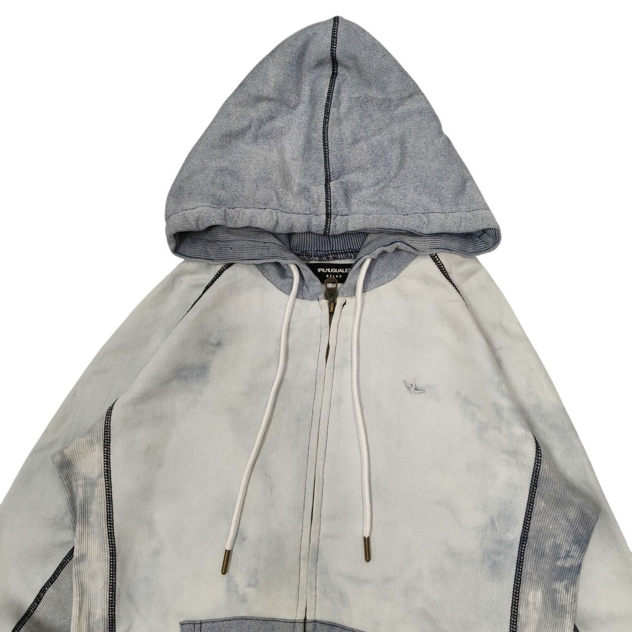 Japanese Brand Japanese 1piu1uguale3 Small Logo Full Zip Hoodie Size US M / EU 48-50 / 2 - 3 Thumbnail